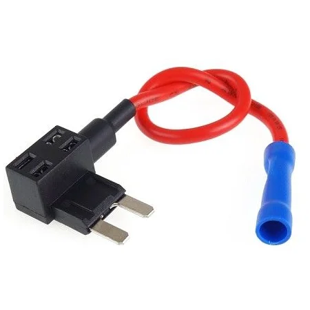 Distribuidor portafusible doble con cable, para fusibles de tamaño 20A
