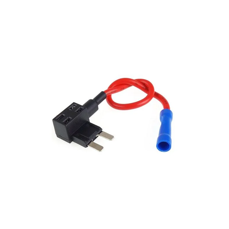 Distribuidor portafusible doble con cable, para fusibles de tamaño 20A