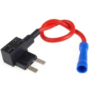 Distribuidor portafusible doble con cable, para fusibles de tamaño 20A