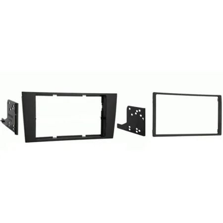 Marco frontal Audi A4 1999 2001, con radio de OEM Symphony.
