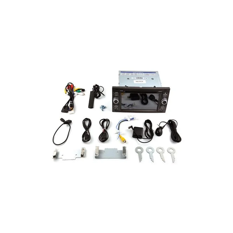 Accesorios para radio navegador Ford Focus 2, Kuga, Fiesta, Mondeo 4, C Max (2004 2011), con DVD