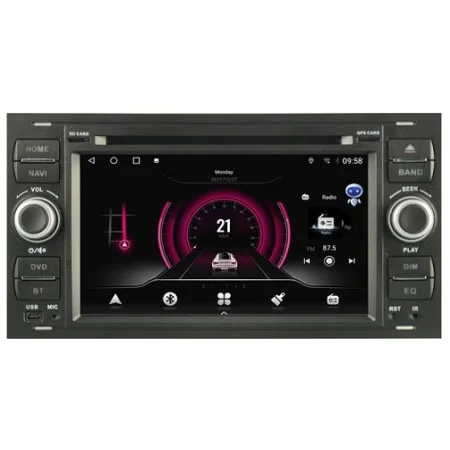 Radio navegador con DVD Ford Focus 2, Kuga, Fiesta, Mondeo 4, C Max (2004 2011), Android 15
