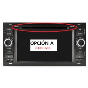 Radio navegador específica para Ford Focus 2, Kuga, Fiesta, Mondeo 4, C Max (2004 2011) opción con DVD