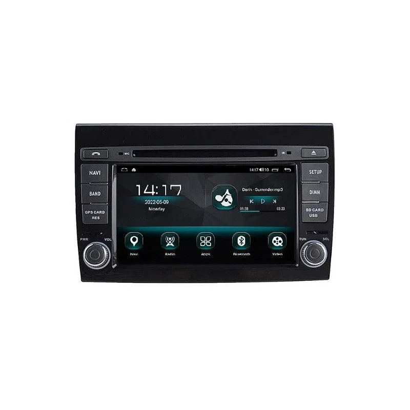 Radio navegador Fiat Bravo, 2007 2012, Carplay inalámbrico
