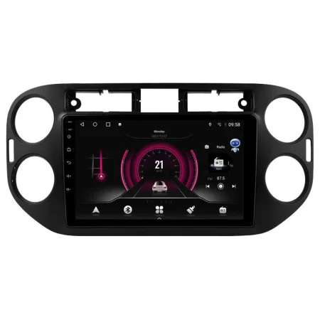Radio navegador Volkswagen Tiguan, año 2010 2017, negro