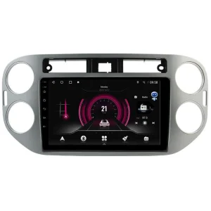 Radio navegador Volkswagen Tiguan, año 2010 2017, gris