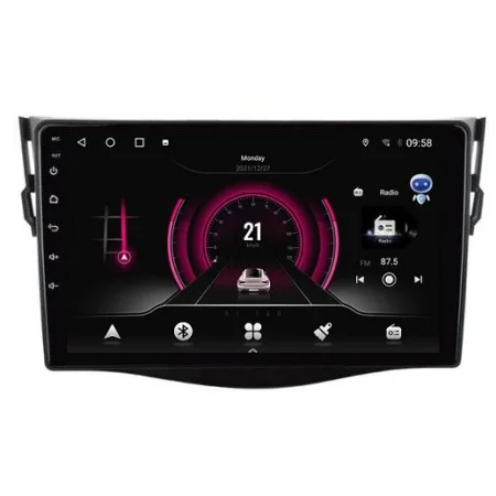 Radio Navegador Toyota RAV4, año 2006 2012, pantalla 10.2", Android 15