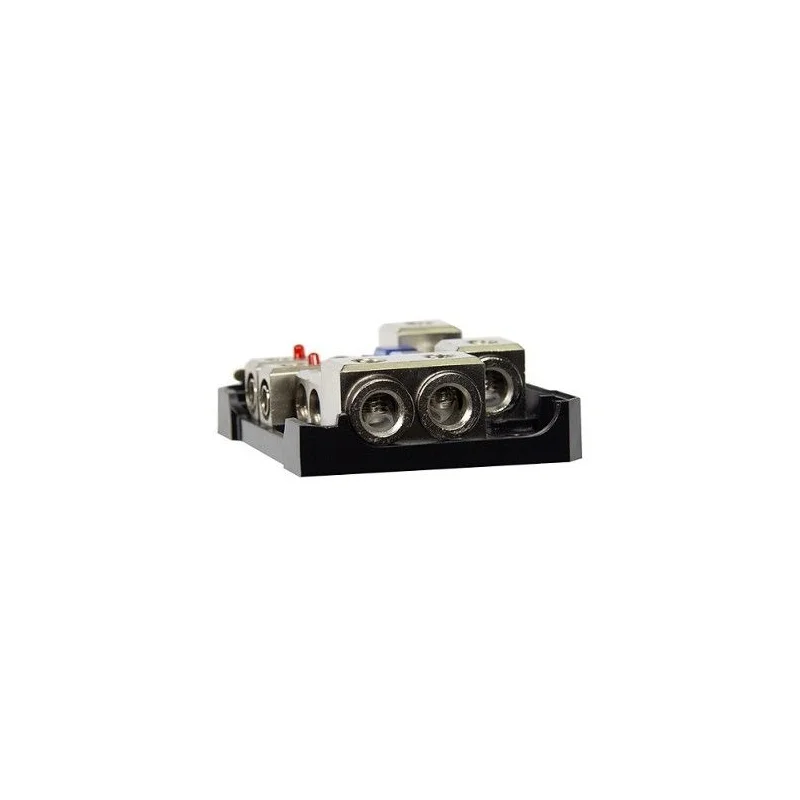 Distribuidor portafusible positivo y masa, 2 entradas de 50mm, 2 salidas de 25mm en Portafusibles, Distribuidores, Fusibles de 
