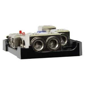 Distribuidor portafusible positivo y masa, 2 entradas de 50mm, 2 salidas de 25mm en Portafusibles, Distribuidores, Fusibles de 