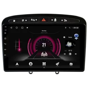 Radio navegador Peugeot 308/308SW, año 2010 2016, Android 15, color negro