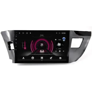 Navegador con GPS específico para Toyota Corolla, año 2014 2016, Android 15