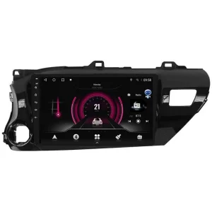 Radio navegador Toyota Hilux, año 2016, Carplay inalámbrico, Android 15