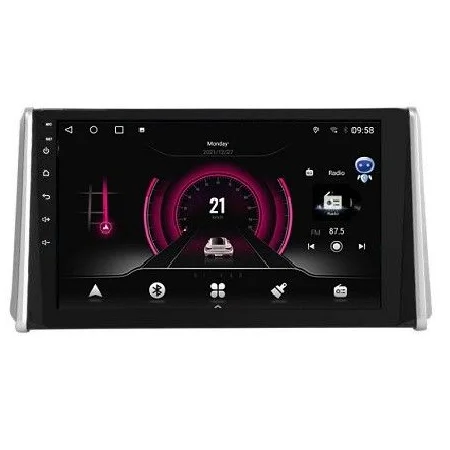 Radio navegador Toyota RAV4, año 2019, Carplay, Android 15