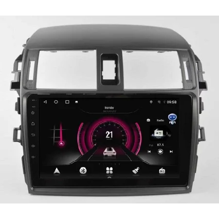 Radio navegador específico para Toyota Corolla, 2008 2013 con marco, Android 15