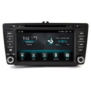 Radio navegador para Skoda Octavia II, Fabia, Superb, 2007 2014, Android 14