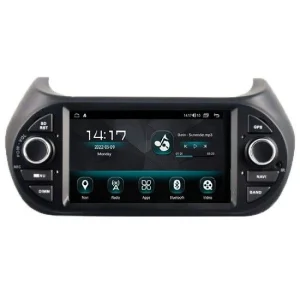 Navegador Fiat Fiorino, Qubo, Citroen Nemo, Peugeot Bipper, 2008, Android 15