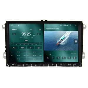 Radio navegador para Seat, VW, Skoda, función pantalla dividida