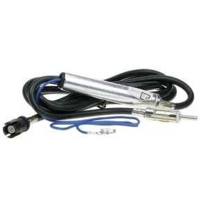 Adaptador de antena HC97(f) a DIN(m) para VW Polo 1999 2005, alimentación con conector Phantom de 12V