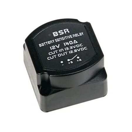 Relé de aislamiento de batería electrónico para sistemas de 12V y 140A.