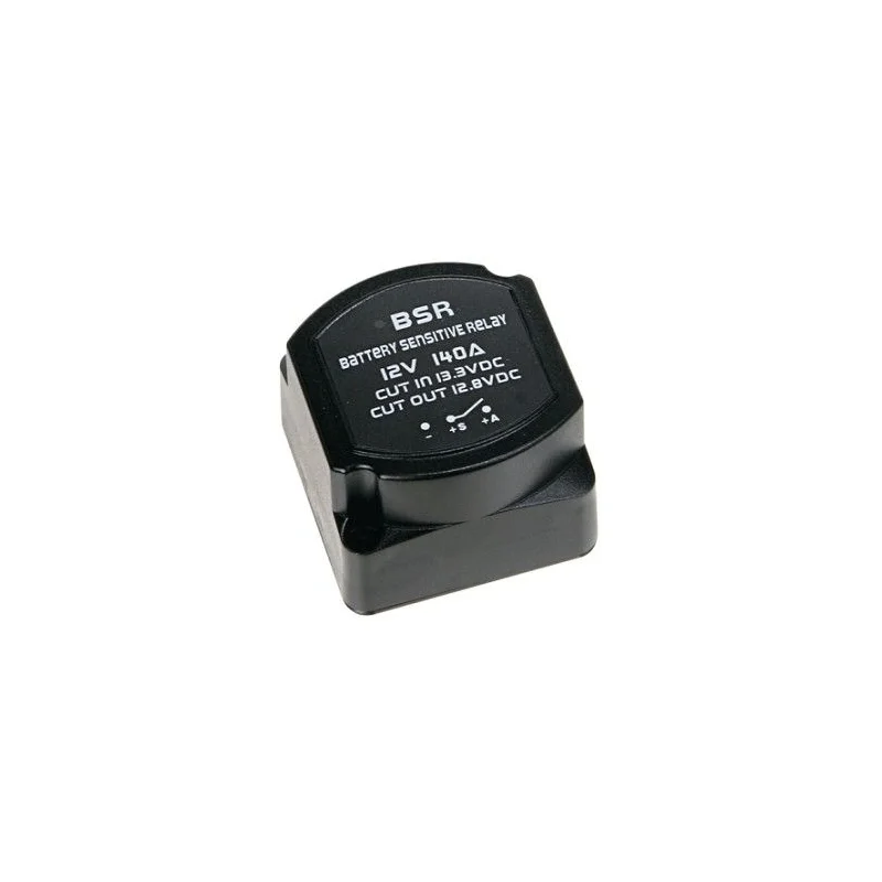 Relé de aislamiento de batería electrónico para sistemas de 12V y 140A.