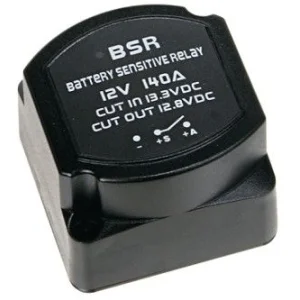 Relé de aislamiento de batería electrónico para sistemas de 12V y 140A.