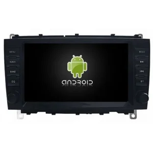 Radio navegador específico para Mercedes Benz clase CLK (2006 2009, Carplay&Android Auto inalámbrico, Android 14