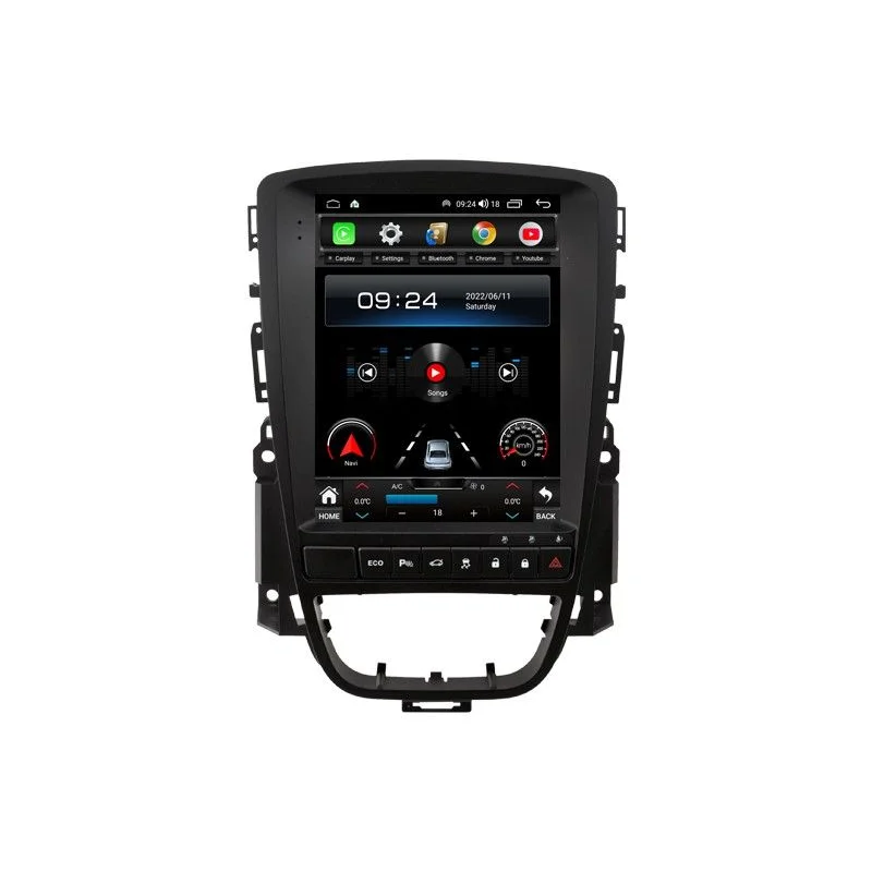 Radio navegador Android tipo Tesla, para Opel Astra J 2009 2015