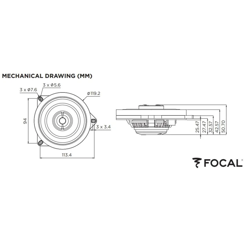 Focal ICBMW100V2 medidas