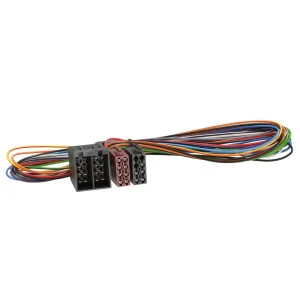 Cable alargador conector ISO ISO altavoces, largo 1 metro.