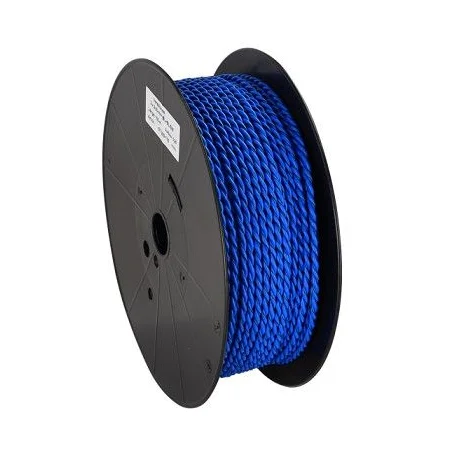 Cable trenzado para conectar altavoces a amplificadores, 2 x 2,5 mm², color azul/negro
