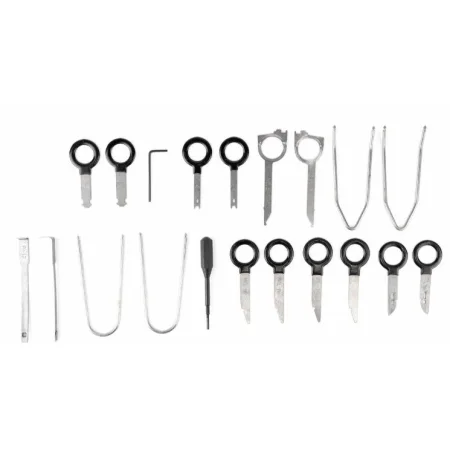 Herramientas para extración de radios de coche.