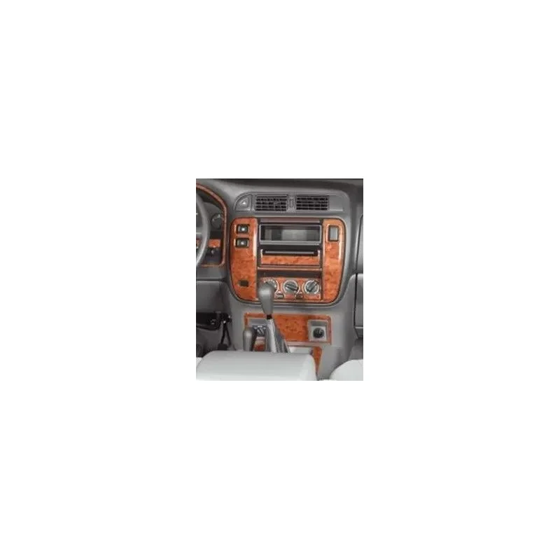 Radio OEM Nissan Patrol 1997 2005, color madera
