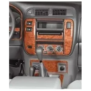 Radio OEM Nissan Patrol 1997 2005, color madera