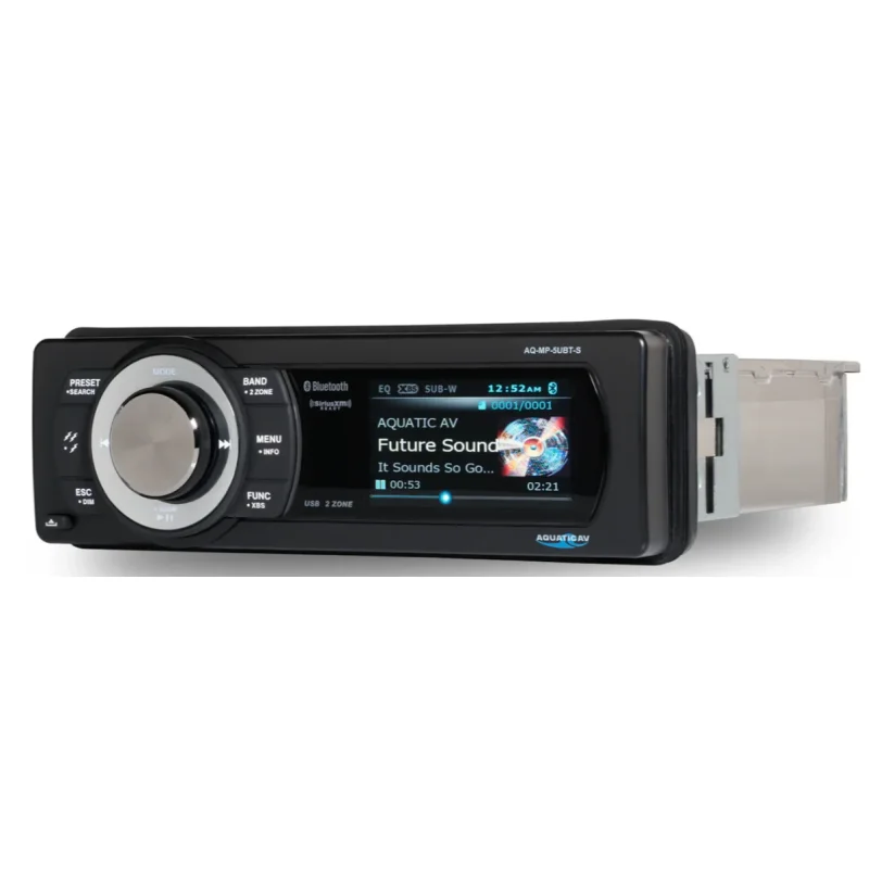 Radio marino Aquatic AQ MP 5UBT S con USB y Bluetooth