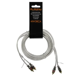 Cable RCA de 3 metros, Musway MW3RCA.