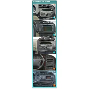 Radio navegador para Saab 9 3 año 2005 2008, modelos compatibles.