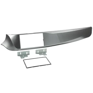 Marco 2 DIN pantalla Alfa Romeo Giulietta 2010 al 2014, plata.