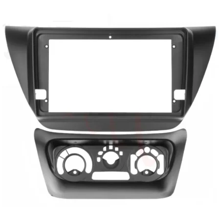 Marco Mitsubishi Lancer 2006 2008 para radio android con pantalla de 9" negro