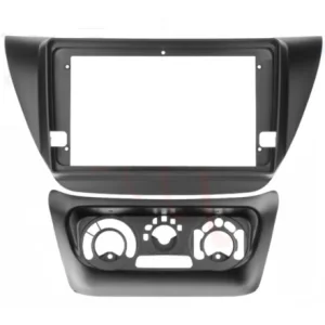 Marco Mitsubishi Lancer 2006 2008 para radio android con pantalla de 9" negro