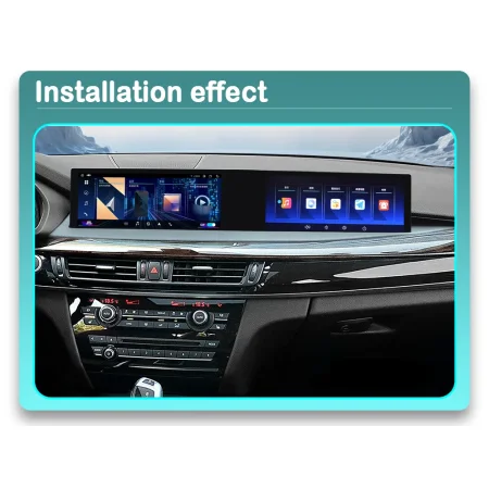 Navegador BMW X5 F15/X6 F16 (2014 2017), sistema NBT/EVO, Android 13