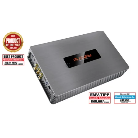 Amplificador Musway M8 8 canales DSP 12 canales.