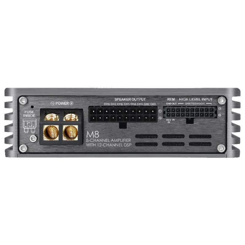 Musway M8 amplificador de 8 canales con DSP 12 canales.