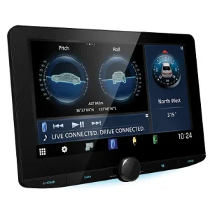 Radio 1 DIN Kenwood DMX9724XDS, con Pantalla 10.1" Android Auto y CarPlay