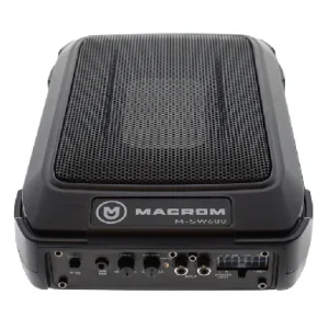 Macrom M SW680 Subwoofer Amplificado 6x8" en Caja Sellada 120W RMS