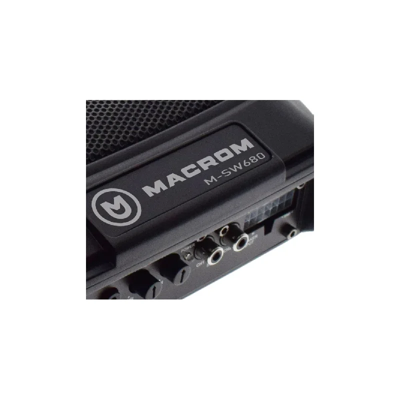 Macrom M SW680 Subwoofer Amplificado Conexiones