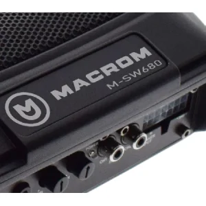 Macrom M SW680 Subwoofer Amplificado Conexiones