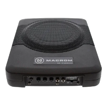Macrom M SW800 Subwoofer Amplificado 8" en Caja Sellada 200W RMS