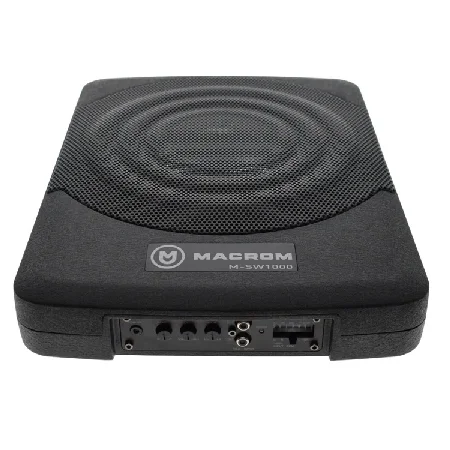 Macrom M SW1000 Subwoofer Amplificado 10" en Caja Sellada 200W RMS