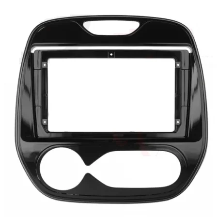 Marco frontal Renault Captur 2013 clima automatico para radio de 9 pulgadas.