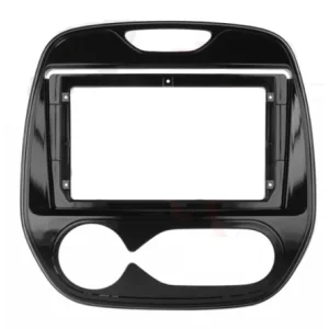 Marco frontal Renault Captur 2013 clima automatico para radio de 9 pulgadas.